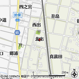 愛知県一宮市大和町氏永北出周辺の地図