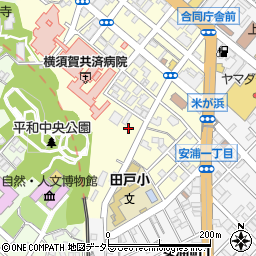 ヨコスカホテル周辺の地図