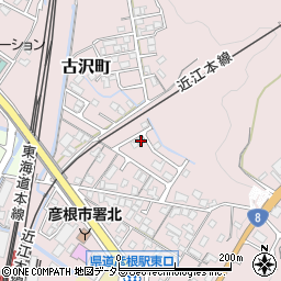 滋賀県彦根市古沢町768-41周辺の地図