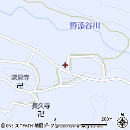 京都府南丹市美山町野添溝ノ下周辺の地図