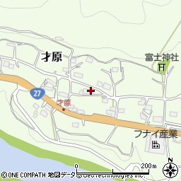 京都府船井郡京丹波町才原中島周辺の地図