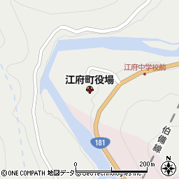 鳥取県江府町（日野郡）周辺の地図