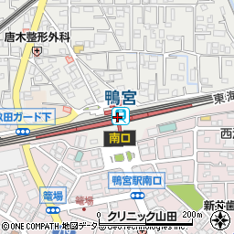 神奈川県小田原市周辺の地図