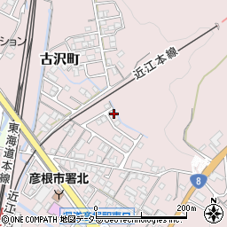 滋賀県彦根市古沢町768-17周辺の地図