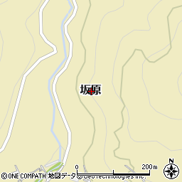 京都府船井郡京丹波町坂原周辺の地図