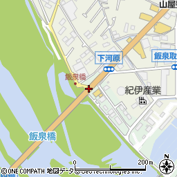 飯泉橋東周辺の地図