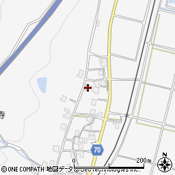 兵庫県朝来市物部495周辺の地図