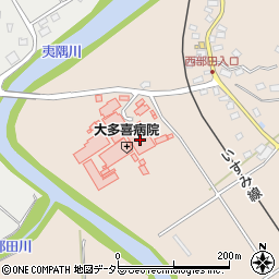 大多喜病院周辺の地図