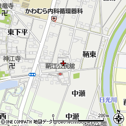 愛知県一宮市明地鞆浦周辺の地図