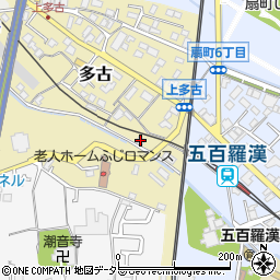 神奈川県小田原市多古322-1周辺の地図