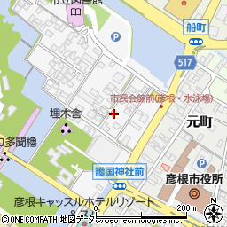 滋賀県彦根市尾末町3-5周辺の地図
