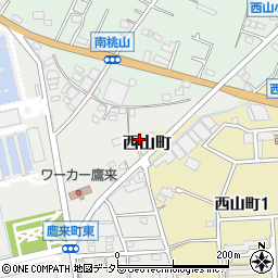 愛知県春日井市西山町1554周辺の地図