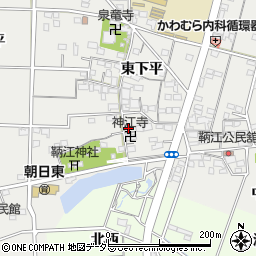 愛知県一宮市明地鞆36周辺の地図