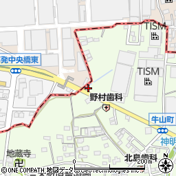 愛知県春日井市牛山町1546-1周辺の地図