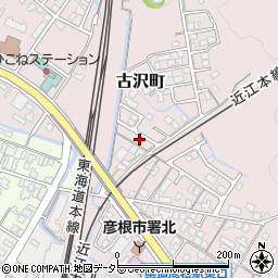 滋賀県彦根市古沢町758-19周辺の地図