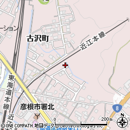 滋賀県彦根市古沢町768-10周辺の地図