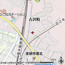 滋賀県彦根市古沢町758-20周辺の地図