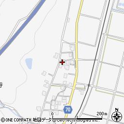 兵庫県朝来市物部494周辺の地図