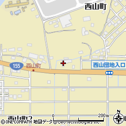 愛知県春日井市西山町582周辺の地図