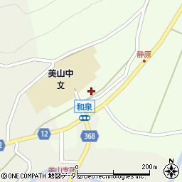 京都府南丹市美山町静原（石橋）周辺の地図