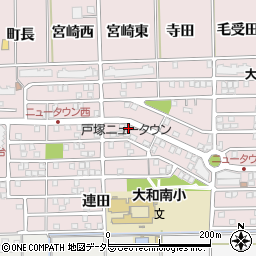 愛知県一宮市大和町戸塚宮崎東周辺の地図