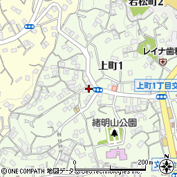 中里町内会館周辺の地図