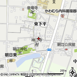 愛知県一宮市明地鞆37周辺の地図