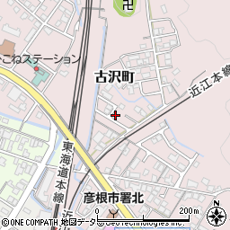 滋賀県彦根市古沢町758-10周辺の地図