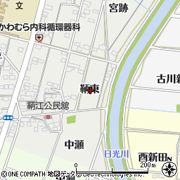 愛知県一宮市明地鞆東周辺の地図