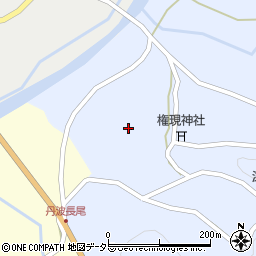 京都府南丹市美山町野添周辺の地図