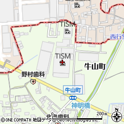 愛知県春日井市牛山町1800周辺の地図
