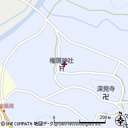 京都府南丹市美山町野添夷堂周辺の地図