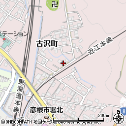 滋賀県彦根市古沢町764-6周辺の地図