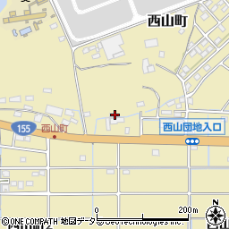 愛知県春日井市西山町582-1周辺の地図