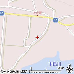 京都府南丹市美山町大野田中川周辺の地図