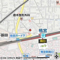 神奈川県小田原市鴨宮21周辺の地図