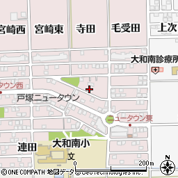 愛知県一宮市大和町戸塚（寺田）周辺の地図