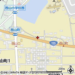 愛知県春日井市西山町1348周辺の地図