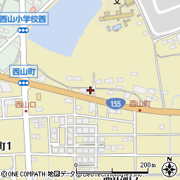 愛知県春日井市西山町1343周辺の地図