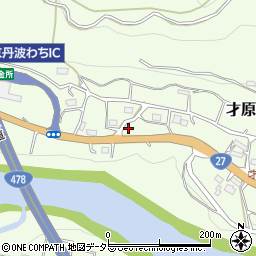 京都府船井郡京丹波町才原中尾周辺の地図
