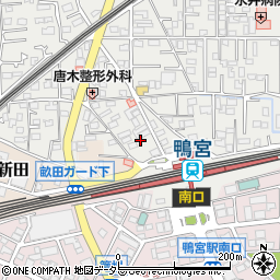 神奈川県小田原市鴨宮22周辺の地図