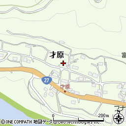 京都府船井郡京丹波町才原中道周辺の地図