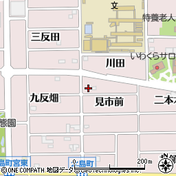 愛知県岩倉市北島町見市前周辺の地図