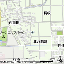 愛知県一宮市大和町北高井北八畝割周辺の地図