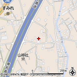 静岡県御殿場市竈1249周辺の地図