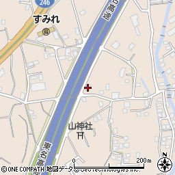 静岡県御殿場市竈1252周辺の地図