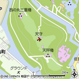 国宝 彦根城周辺の地図