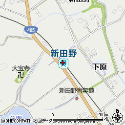 新田野駅周辺の地図