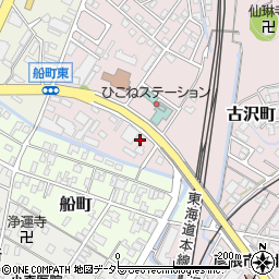 滋賀県彦根市古沢町666周辺の地図