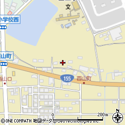 愛知県春日井市西山町1585周辺の地図